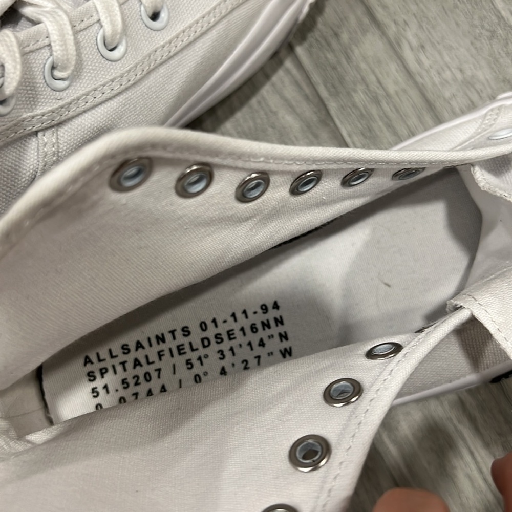 ALLSAINTS Women's Dana Flatform High Top Sneakers - Picture 5 of 7